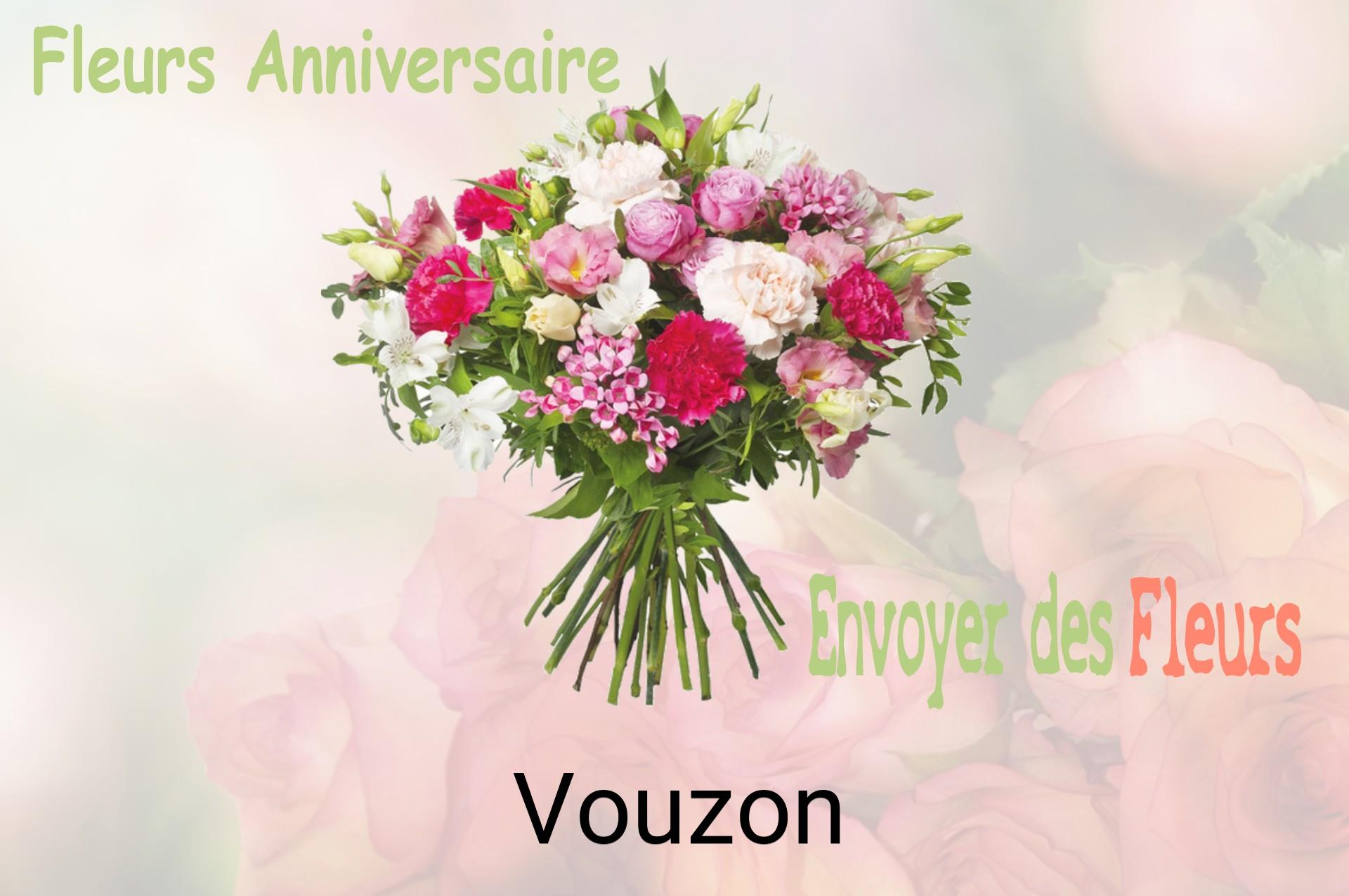 Bouquet de fleurs d’anniversaire livré à Vouzon