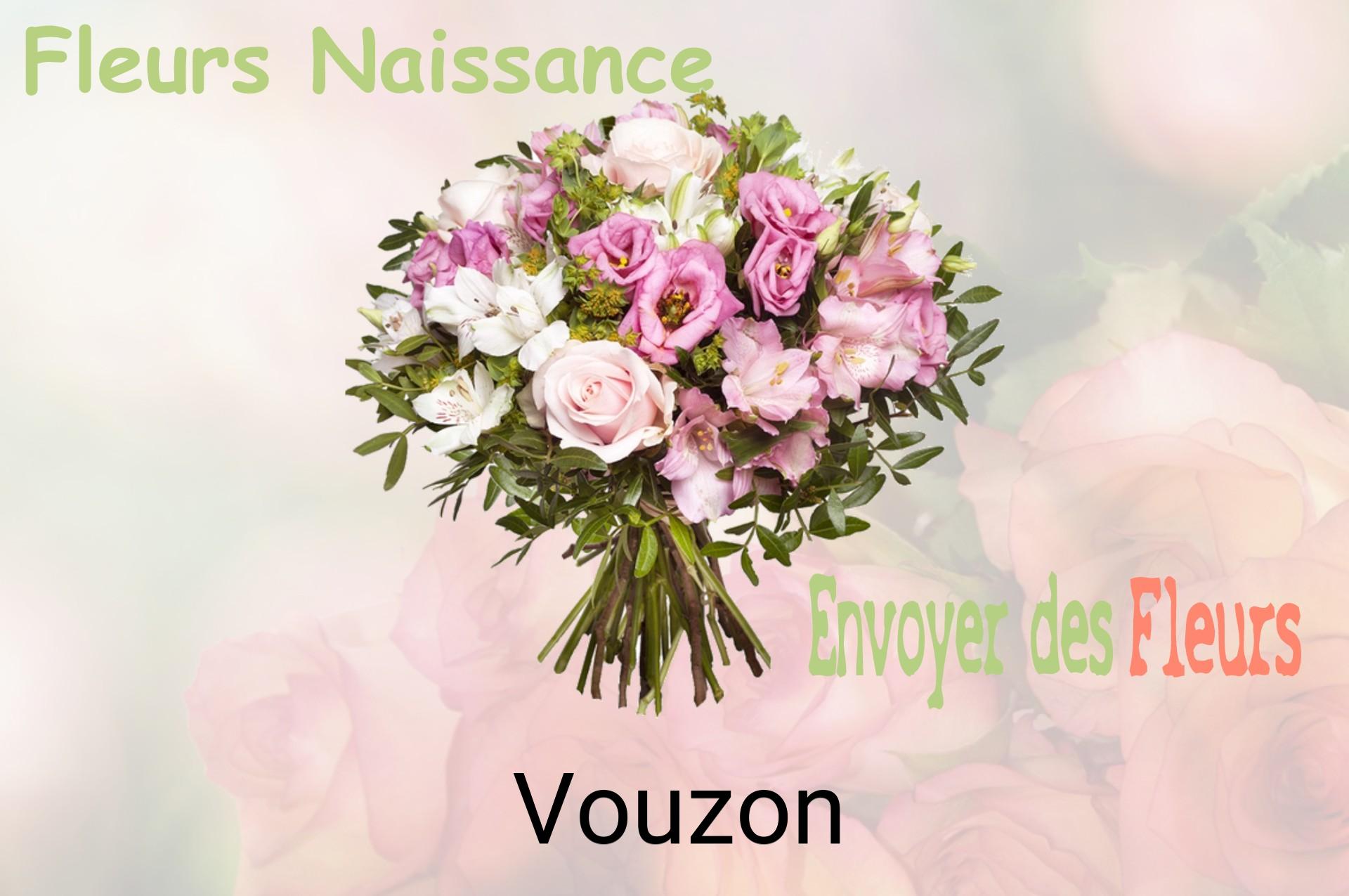 Bouquet de fleurs de naissance livré à Vouzon